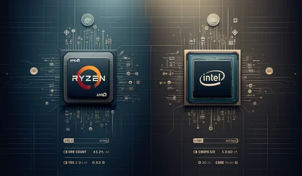 مقایسه پردازنده‌های AMD Ryzen و Intel Core در لپ‌تاپ‌های اقتصادی
